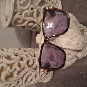 Stylish Black and Purple Sunglasses